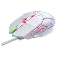 thumbnail image 2 of Latrodar Wired Mouse Luminous Game E-Sports Mechanical Long-Lasting ktop Computer Laptop White Home Stuff, 2 of 5