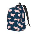 thumbnail image 1 of Easygdp Pig 1 Mochila de Lona Resistente para Laptop, Compatible con Laptops de 15 a 17 pulgadas, Ideal para Escuela, Trabajo y Viajes-Small, 1 of 5