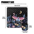 thumbnail image 5 of HELLHERO Sewing Machine Pad Butterfly and Florals with 4 Pockets Easy to Clean Washable Dustproof Mat, 5 of 5