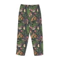 thumbnail image 5 of Haiem Forest Animals And Plants Women's Pajama Pants Ultra Lightweight Pjs Bottoms Sleepwear Bottom Pants With Pocket Drawstring-Medium, 5 of 7