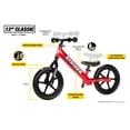 thumbnail image 4 of 12" Strider Classic Entry Balance Bike for Toddlers 18 - 36 Months Old, Red, 4 of 7