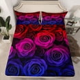 thumbnail image 2 of Castle Fairy Girls Gradient Rose Twin Sheet Sets,Happy Valentine's Day Bedding, 2 of 7