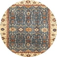 thumbnail image 1 of Ahgly Company Indoor Round Abstract Coffee Brown Oriental Area Rugs, 8' Round, 1 of 6