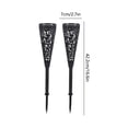 thumbnail image 3 of JHyouerji 2 Pcs Carved Plastic Cemetery Flower Vase with Ground Spike,Lightweight Break Resistant Grave Floral Holder 17x3x3 Inch Outdoor Yard Memorial Decor Gift, 3 of 8