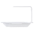 thumbnail image 2 of Telescopic Sink Storage Rack, 14.7-20.7inch Expandable Drain Basket for Sponge and Soap, Multifunctional Kitchen Counter Organizer, Drying Rack with Utensil Holder, Adjustable Tray Shelf, 2 of 7