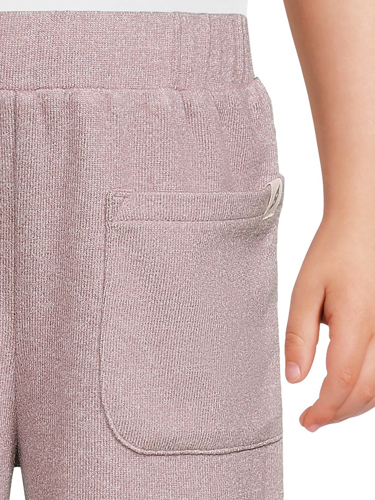 easy-peasy Toddler Girl Hacci Wide Leg Pant, Sizes 12 Months-5T