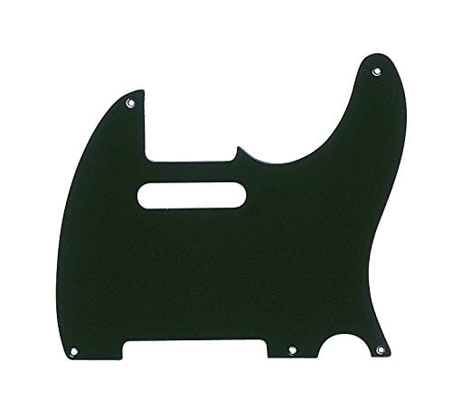 1-Ply Black 5-Hole Mount Telecaster Pickguard