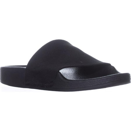 Black Womens Sandals - Womens madden girl Zekee Slide Sandals, Black