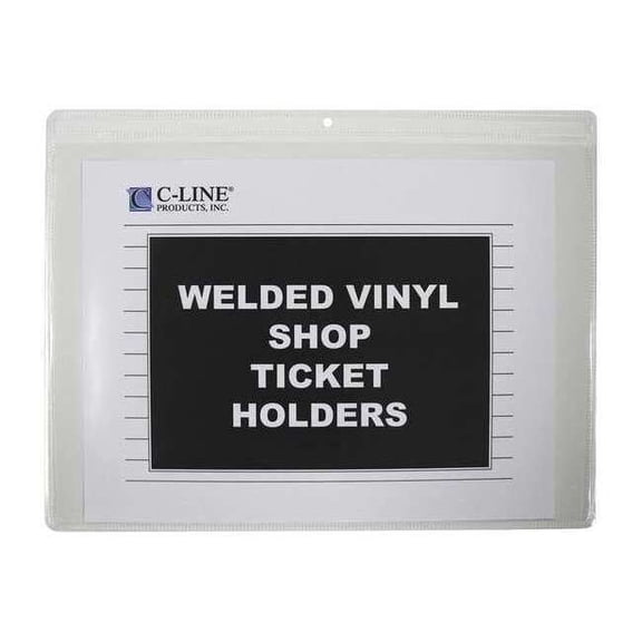 C-Line Products Shop Ticket Holders,Vinyl,12 x 9,PK50 80129