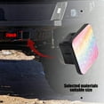thumbnail image 5 of Hitch Cover Fits For 2-Inch Hitch,Colorful Pastel Rainbow Stars Background And Soft Dreamy Blurry Stylerubber Trailer Hitch Cover Tube Plug Insert,Car Exterior Accessories, Receiver Tube Hitch Plug, 5 of 6