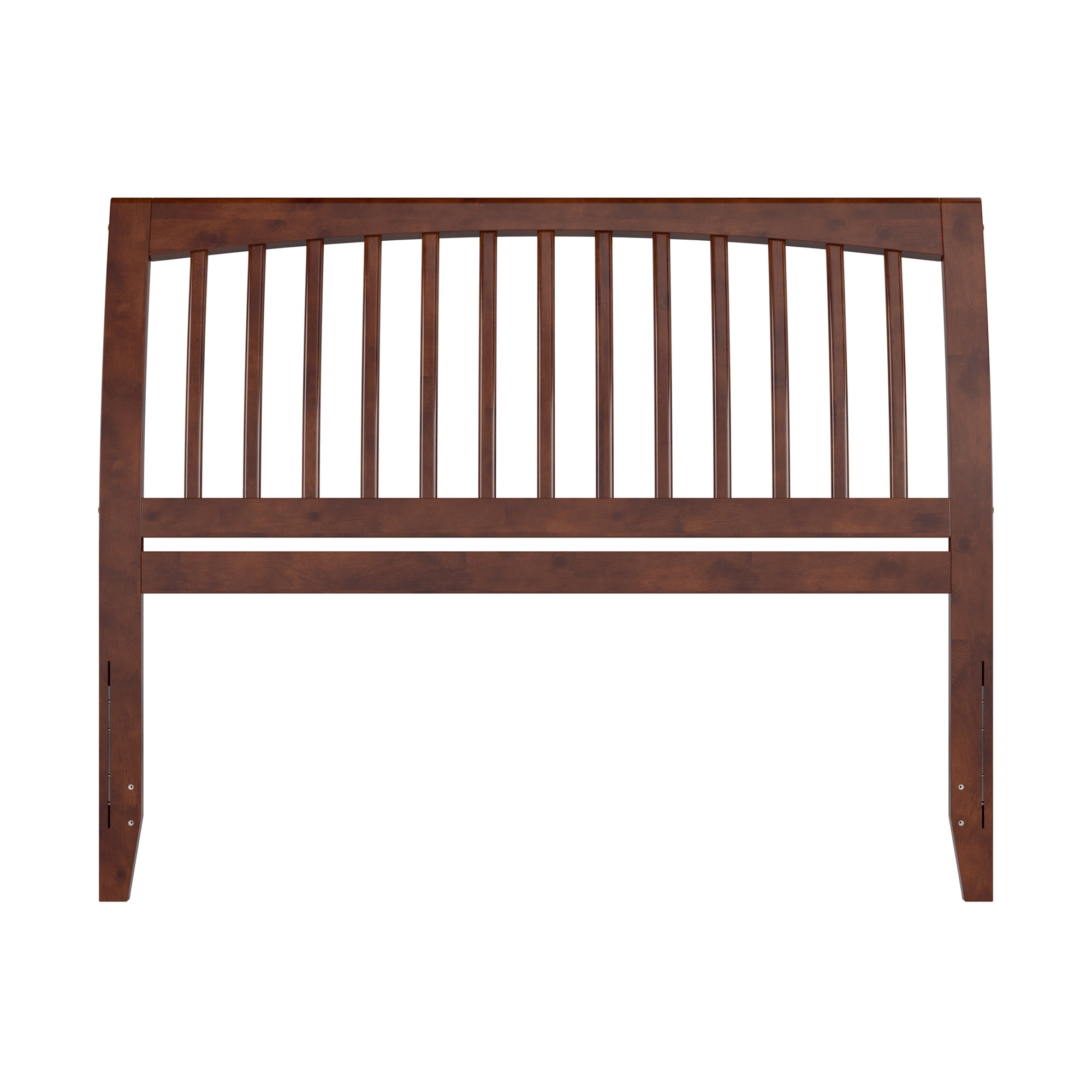 AFI Orleans Queen Sleigh Solid Wood Slat Headboard, Walnut