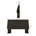 thumbnail image 2 of Tribeca Queen Size Headboard, Ebony, 2 of 5