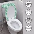 thumbnail image 3 of HELLHERO Daisy Toilet Lid Cover & 2 Pack Bathroom Toilet Lid Cover Set & Soft for Bathroom, 3 of 5