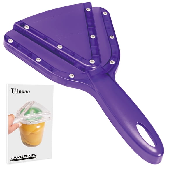 Abridor de tarros Uinxan para personas mayores con artritis, color morado