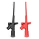 thumbnail image 4 of 2pcs pinza de gancho de prueba profesional sonda de prueba flexible de alto voltaje negro + rojo, 4 of 13