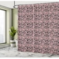 thumbnail image 4 of Ambesonne Abstract Shower Curtain, Dancers and Flowers, 69"Wx70"L, Rose Black Dried Rose, 4 of 4