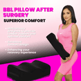 thumbnail image 2 of Bombshell Booty Pillow - BBL Pillow After Surgery Sitting - BBL Recovery Must Haves Butt Cushion for Long Sitting - BBL Pillow for Butt After Surgery Must Haves, 2 of 8