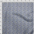 thumbnail image 4 of oneOone Rayon Medium Blue Fabric Mix Ikat Sewing Material Print Fabric By The Yard 56 Inch Wide, 4 of 4