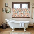thumbnail image 4 of Easter Tier Curtains 36 Inch Length, Country Spring Watercolor Leaves Floral Eggs Cafe Short Curtains for Bathroom Over Sink, Small Kitchen Curtain Light Filtering Tiered Drapes 2 Panels 27.5"Wx36"L, 4 of 8