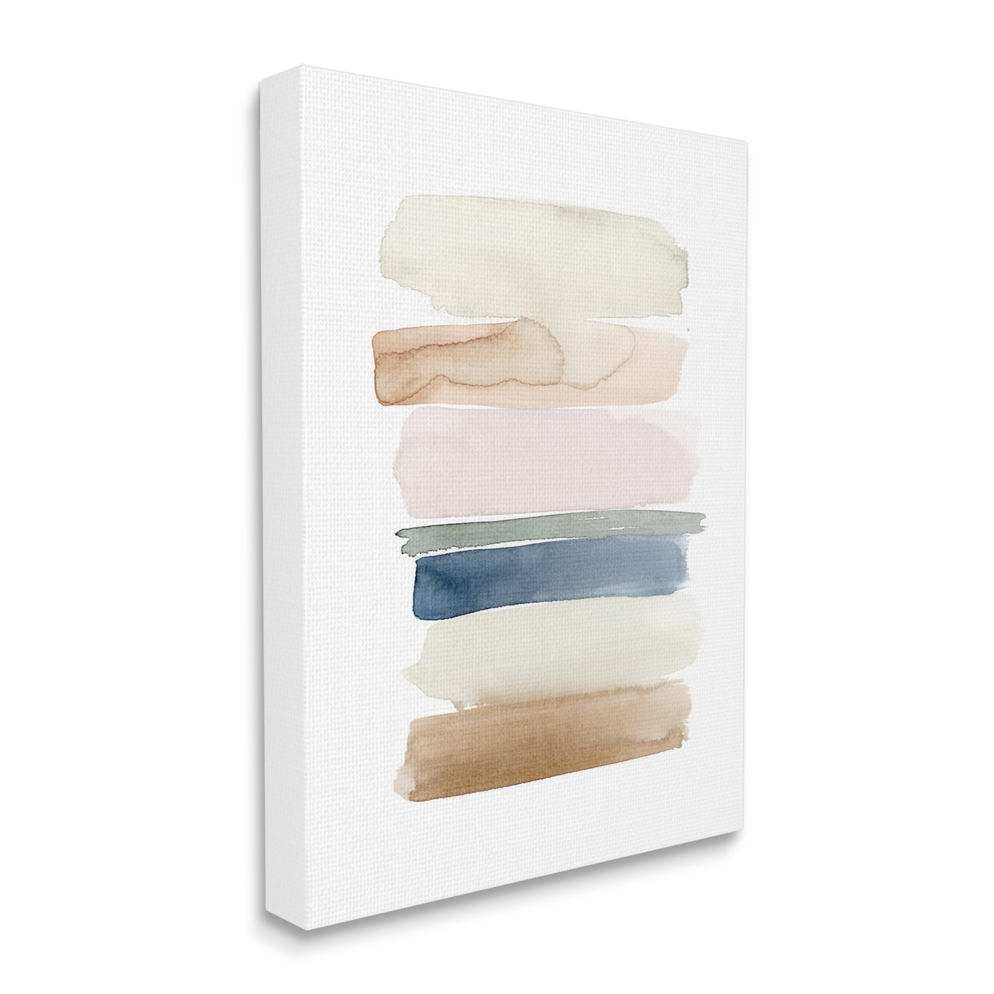 Stupell Industries Tranquil Earth Tones Modern Abstract Living Room Painting, 16 x 20, Design by Grace Popp