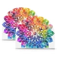 thumbnail image 3 of JSTEL Gradient Mandala Rainbow Napkin Holder for Table Cocktail Farmhouse, Paper Napkins Dispenser for Home Kitchen Coffee Shop Dining Room Decor, 3 of 9