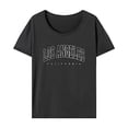 thumbnail image 1 of Camiseta de mujer Trajes de verano Ropa deportiva femenina Camiseta con cuello redondo para ir de compras en la playa XL, 1 of 7
