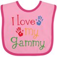 thumbnail image 3 of Inktastic I Love My Gammy Boys or Girls Baby Bib, 3 of 4