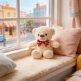thumbnail image 4 of Teddy Bear with Red Bow Stuffed Animals Plush Toy for Children Girlfriend Family Congratulations Baby Shower Birthday 11in, 4 of 6