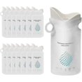 thumbnail image 1 of Camping Pee Bags, 20 Pack 700 ML Emergency Disposable Urinal Bags, Unisex Urine Bags Vomit Bags for Travel Urinal Toilet Traffic Jam Emergency Portabl, 1 of 5