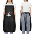 thumbnail image 3 of Christmas Holiday Chef Kitchen Apron - Frosty Custom Apron for Women, 3 of 3