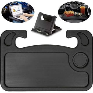 Walbest Car Tray for Eating Steering Wheel Tray Truck Steering Wheel Desk  Steering Wheel Tables Car Desk Portable Auto Car Table Tray Only Fits  Standard Car Steering Wheel (Grey) 