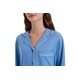 thumbnail image 3 of GLOBAL Pijamas 100% Algodón para Mujer Conjunto de Manga Larga con Botones Ropa de Dormir Suave Pjs Conjuntos de Punto para Estar en Casa con Bolsillos Azul Claro XL, 3 of 7