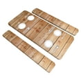 thumbnail image 2 of Oliegs Nappe Extérieure Imitation Grain de Bois Élastique et Rétractable Décoration de Table de Cour Extérieure, 2 of 4