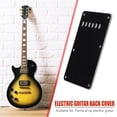thumbnail image 1 of Placa trasera de la cubierta de la cavidad del trémolo de la guitarra eléctrica de 6 agujeros para ST SQ (negro), 1 of 6