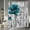 Blue, variant on Dandelion Shower Curtain Dandelion Flowers Drift in The Wind Black White Shower Curtains for Bathroom Bathtubs Waterproof Fabric Shower Curtain with Hooks 72x72 Inches