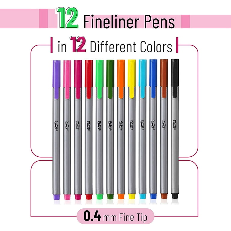 Mr. Pen Fineliner Pens and Dual Tip Highlighters
