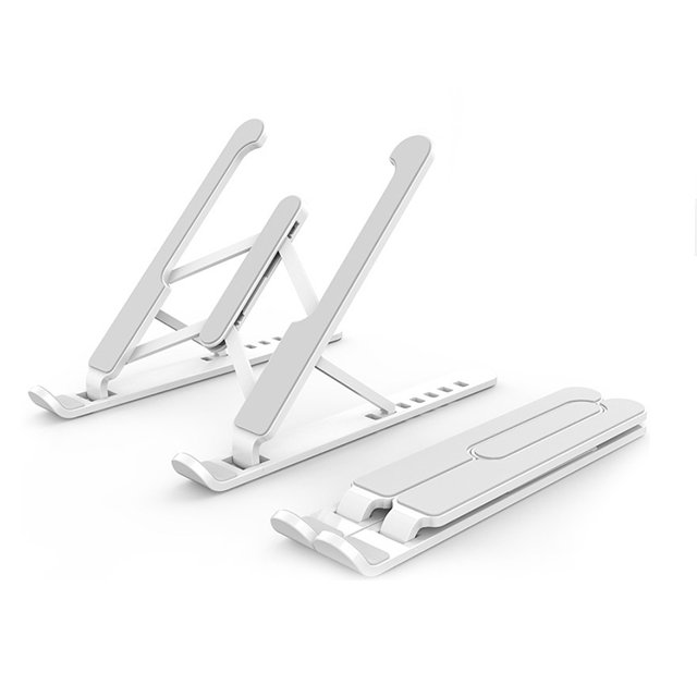 Soporte plegable para computadora portátil Riser 6 Engranajes Altura ajustable Soporte de enfriamiento para computadora portátil FLhrweasw Nuevo