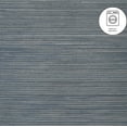 thumbnail image 4 of FH Home Area Rug - Hand Woven, Stain Resistant, Pet Friendly - Premium Recycled Polyester Yarn & Reclaimed Rubber - Stripes - Kitchen, Bathroom - Kismet - Denim - 2 x 3 ft, 4 of 9