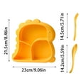 thumbnail image 2 of Dinosaur Plates for Kids - Interesting Children's Tableware and Dinner Trays Featuring Exquisite Design and Practical Use, 2 of 7