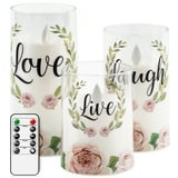 "Salipt Flameless LED Candles with Remote, Battery Operated for Home ...