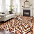 thumbnail image 5 of Boho Area Rug 5x7 Washable Rug Non Slip Abstract Geometric Ethnic Bohemia Textured Large Area Rug Soft Stainresistant Indoor Floor Carpet for Living Room Bedroom Home Office Dining Room Nursery, 5 of 8
