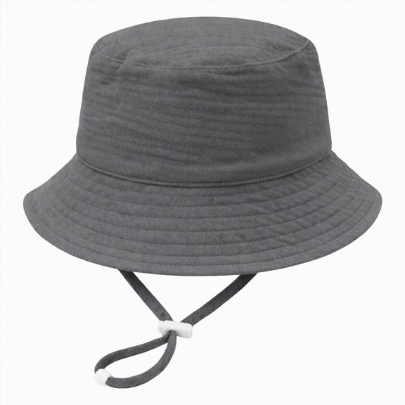 Leey-World Baby Sun Hat Toddler Summer UPF 50 Baby Girl Bucket Hat Wide Brim Beach Hats for Baby Boys Girls Size,6-12 Months
