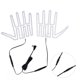 thumbnail image 4 of Ropa de Deporte 1 par de calentadores térmicos de manos de 5 V para zapatos, guantes, almohadillas (DC 1 a 1 cable), 4 of 5