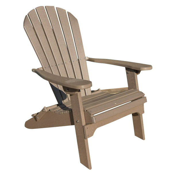 Phat Tommy Recycled Plastic Folding Adirondack Chair