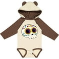 thumbnail image 3 of Inktastic Cute Sugar Skull for Day of the Dead Boys or Girls Long Sleeve Baby Bodysuit, 3 of 5