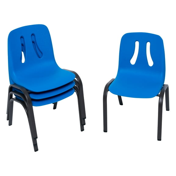 Lifetime Children’s Stacking Chair - 4 Pack, Dragonfly Blue (80944)