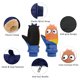 thumbnail image 3 of Manoplas para niños pequeños Guantes de nieve impermeables para niños y niñas Guantes de nieve de invierno para niños pequeños MFZFUKR CPB-US-XD453-1, 3 of 5
