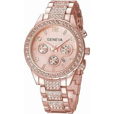 Watches for Women Rose Gold Fashion Diamond Waterproof Luminous Quartz Stainless Steel Lady Watch