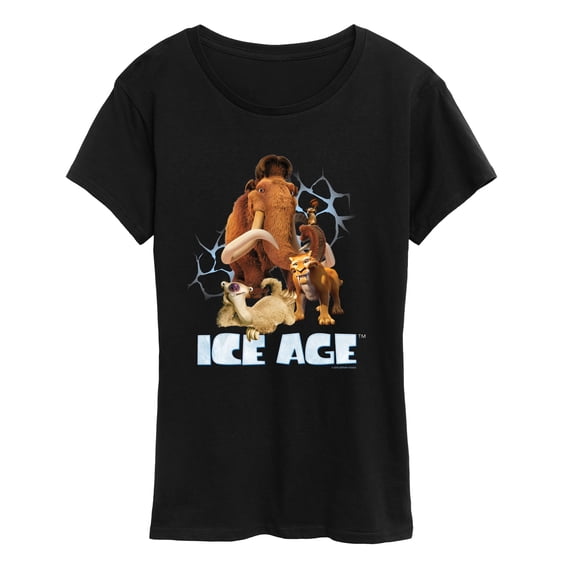 Ice Age - Character Collage - Women's Short Sleeve Graphic T-Shirt