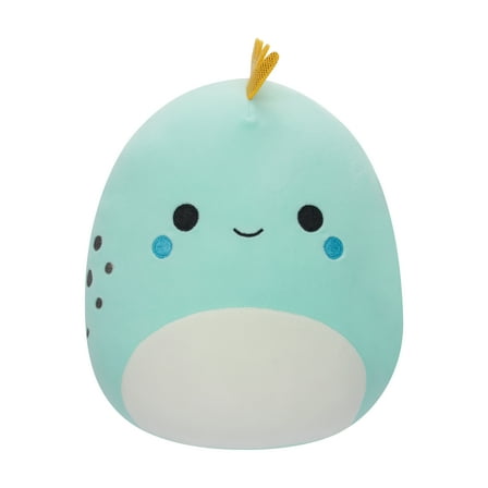 Squishmallows Official 8 inch Chet the Teal Lizard with Spots - Child's Ultra Soft Stuffed Plush Toy